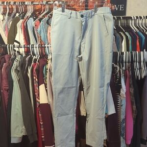 Mens Straight Leg Pants in Light Gray